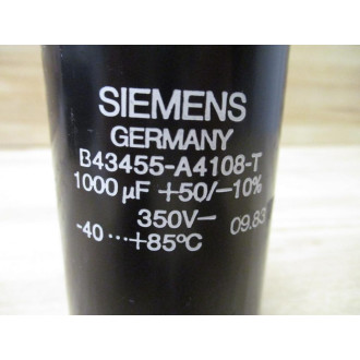 Siemens B43455-A4108-T Capacitor B43455A4108T - Used