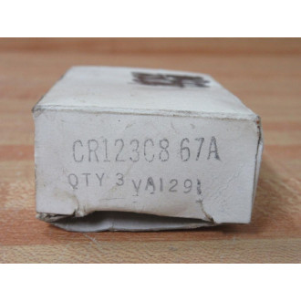 General Electric CR123C8.67A GE Heater Element C867A WScrews (Pack of 3)