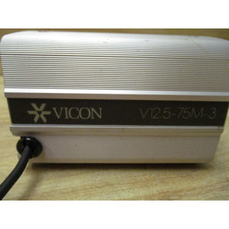Vicon V12.5-75M-3 TV Zoom Lens V12575M3 - Used