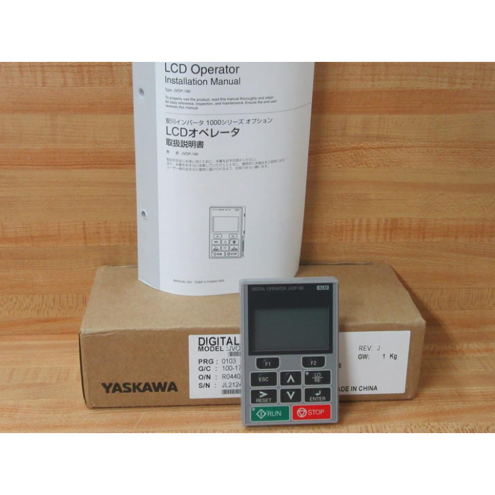 Yaskawa Electric JVOP-180 Keypad Operator Interface JVOP180 Rev. J