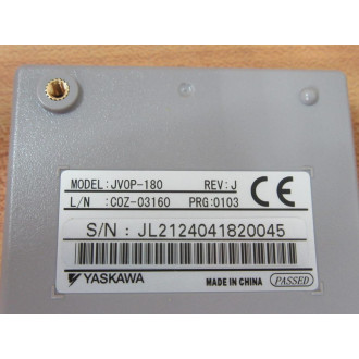 Yaskawa Electric JVOP-180 Keypad Operator Interface JVOP180 Rev. J