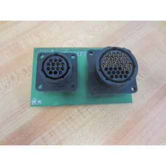 ECD 25MW1-660-437 B.T.I. Rear Panel Connector Bd 25MW1660437 - Used