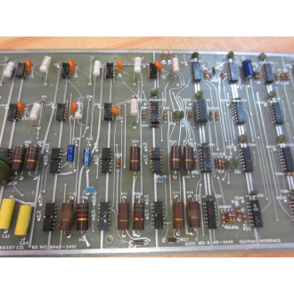 Warner & Swasey 8940-5449 Output Interface 89405449 - Used