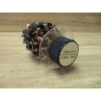 0AK 5025-0013 Decade Switch OAK 5025-0013 100KStep 2.3MA - Used