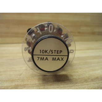 0AK 5025-0013 Decade Switch OAK 5025-0013 10KStep 7MA - Used
