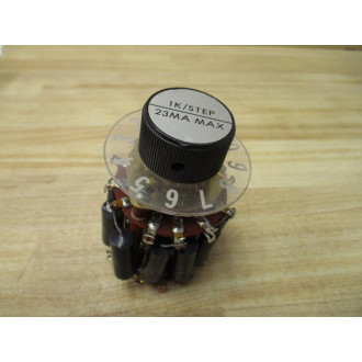 0AK 5025-0013 Decade Switch OAK 5025-0013 1KStep 23MA - Used