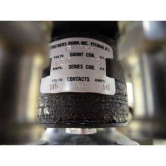 Struthers Dunn 8 DXX Relay 8DXX 115VAC 30AMP - Used