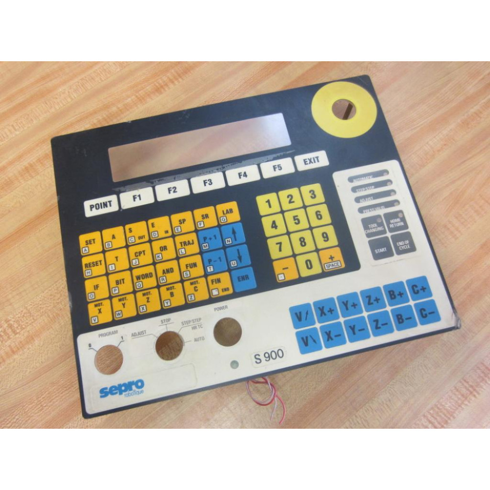 Sepro Robotique S 900 Pendant KeyPadCTRL Panel S900 Ctrl Panel Only - Used