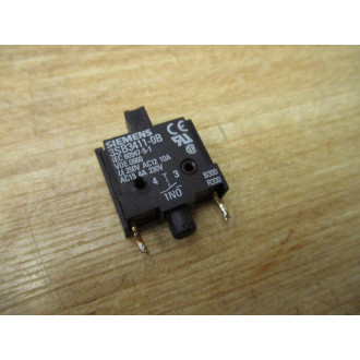 Siemens 3SB3411-0B Actuator Contact Block 3SB34110B (Pack of 2) - Used