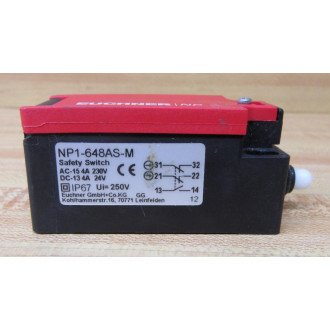 Euchner NP1-648AS-M Safety Switch Body NP1648ASM BaseBody Only - Used