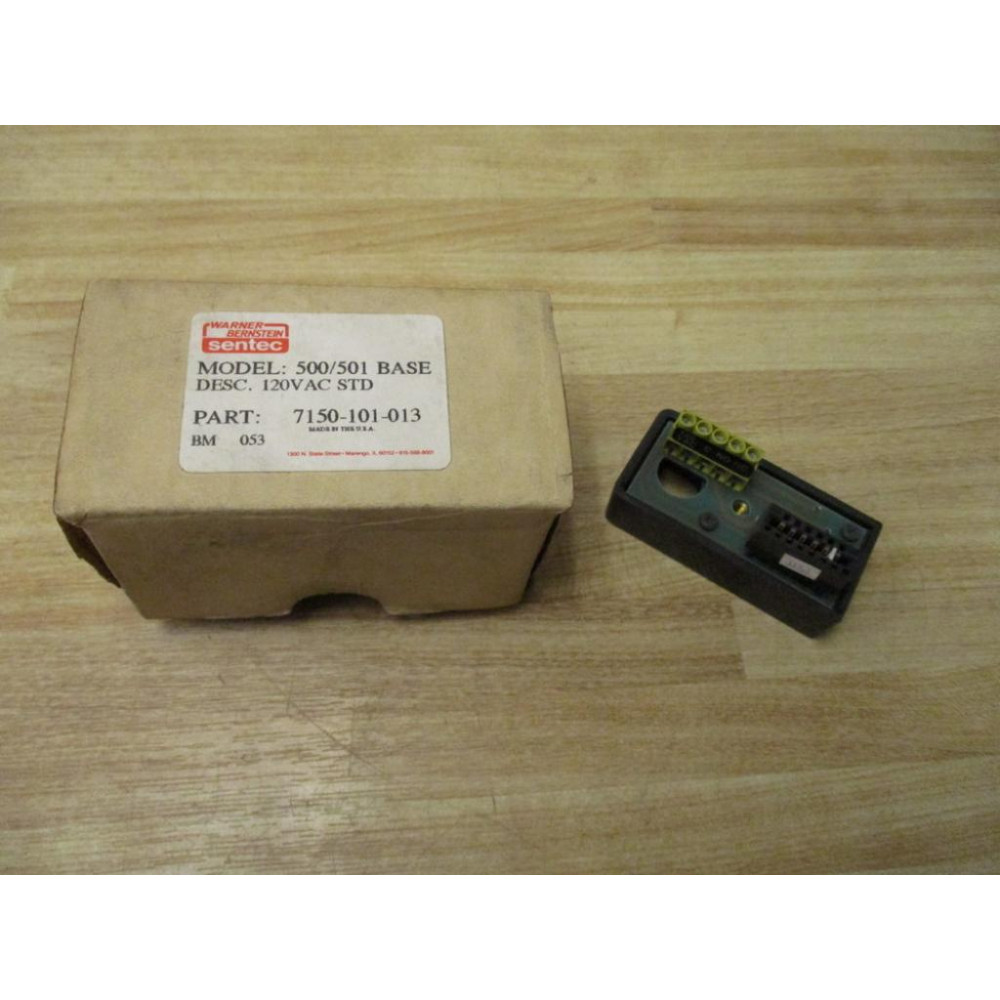 Warner Bernstein Sentec 7150-101-013 Photoelectric Module Base 7150101013