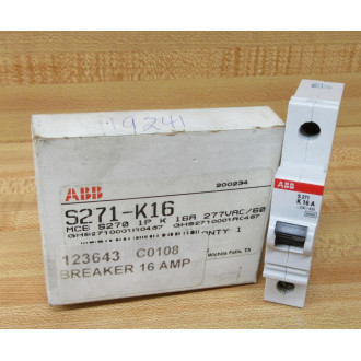 ABB S271-K16 Circuit Breaker S271K16
