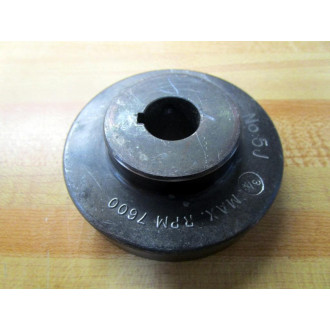 TB Wood's 5J 34 Coupling Flange 5J34 Round Center - New No Box