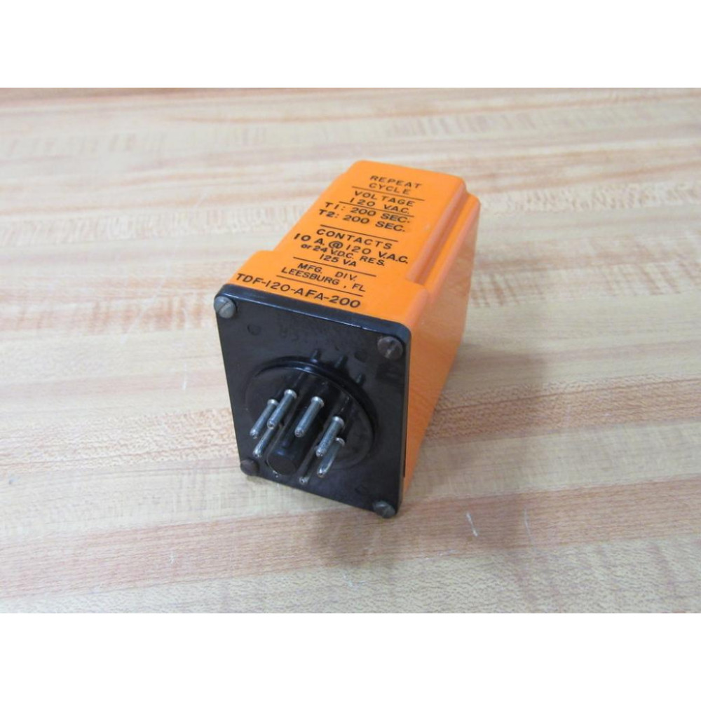 Diversified Electronics TDF-120-AFA-200 Time Delay Relay TDF120AFA200 - Used Diversified Electronics TDF-120-AFA-200 Time Delay Relay TDF120AFA200 - Used