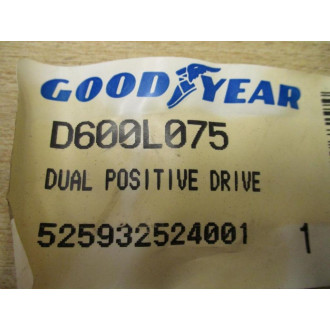 Goodyear D600L075 Dual Positive Drive Timing Belt - New No Box