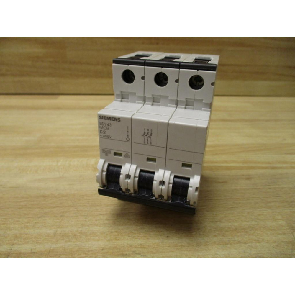 Siemens 5SY43 MCB C2 Circuit Breaker 5SY43MCBC2 - New No Box