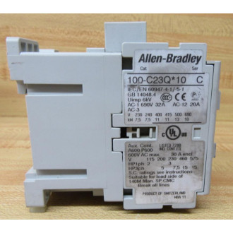 Allen Bradley 100-C23QJ10 Contactor 100C23QJ10