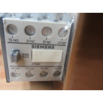Siemens 3TH80 22-4BB4 Contactor 3TH80224BB4