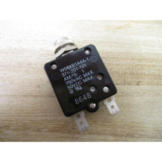 Potter & Brumfield W58XB1A4A-1 1 AMP Circuit Breaker 374-201-101 (Pack of 2) - New No Box