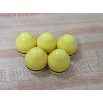 General Electric CR2940U200K Yellow Indicator Light Cap (Pack of 5) - New No Box