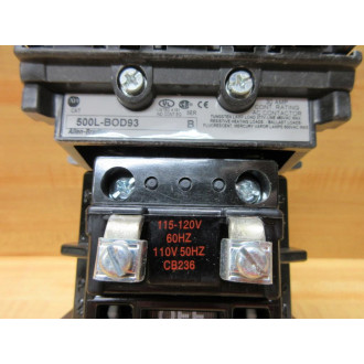 Allen Bradley 500L-BOD93 AC Lighting Contactor 500LBOD93
