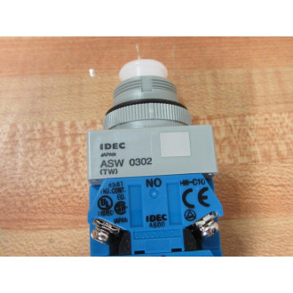 IDEC ASW340 3 Position Selector Switch WHW-C10
