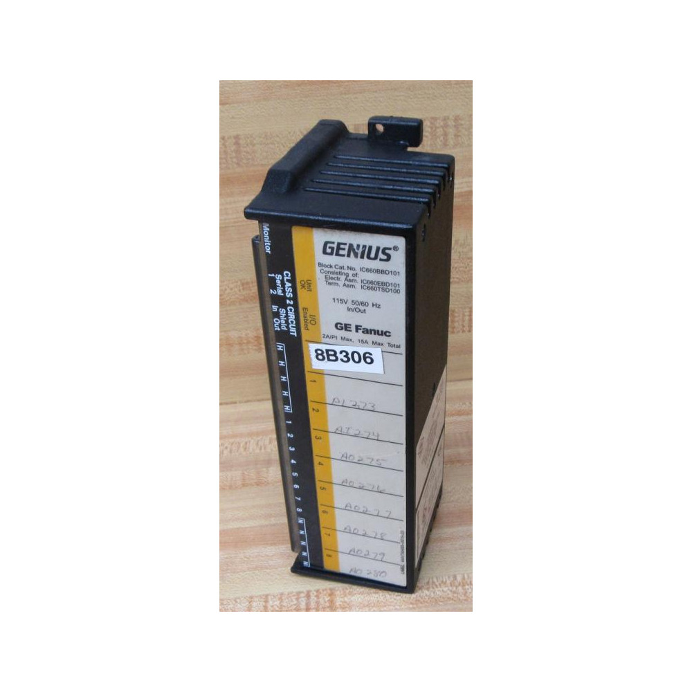 GE Fanuc IC660BBD101 IO Module IC660EBD101P - Used