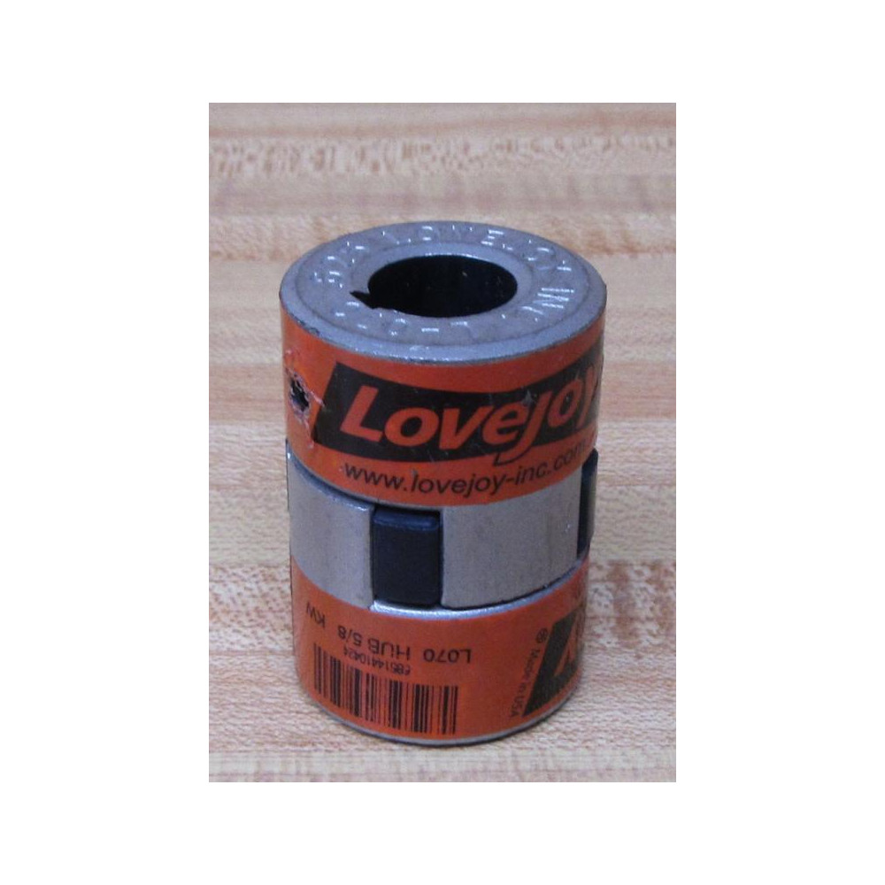 Lovejoy L-070 .625 58 Jaw Coupling Hub WKW L07062558 W Insert - New No Box