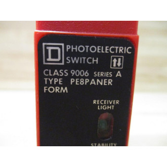 Square D 9006 PE8PANER Photoelectric Switch 9006PE8PANER Series A - Used
