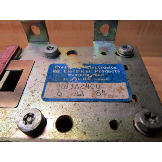 HB Electrical Products HB3A2400 Contactor 6 AA 84 - Used