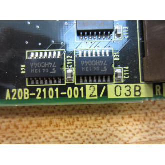 Fanuc A20B-2101-0012 Circuit Board A20B-2101-001203B - Parts Only