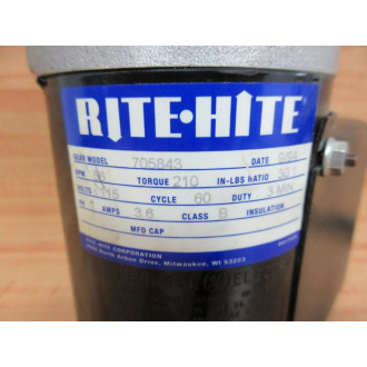 Rite Hite 705843 Gear Motor - Used