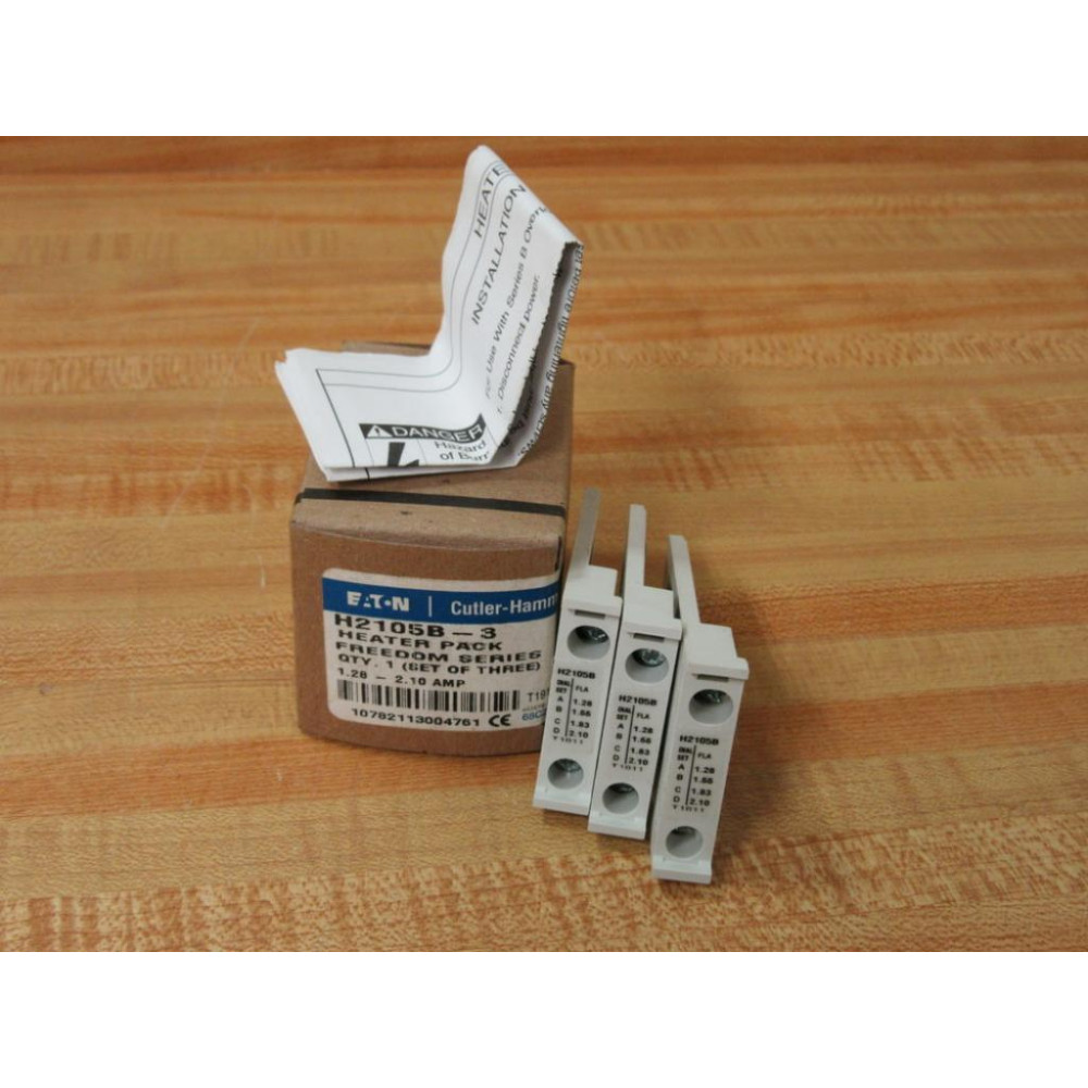 Cutler Hammer H2105B-3 Eaton Heater Pack H2105B3 (Pack of 3)