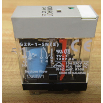 Omron G2R-1-SN(S)24V Relay G2R-1-SN(S)24VDC - New No Box