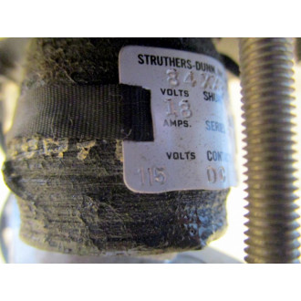 Struthers Dunn 84XXB112 Relay Assy. - New No Box Struthers Dunn 84XXB112 Relay Assy. - New No Box