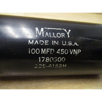 Mallory 235-6152H Capacitor 1780900 - Used