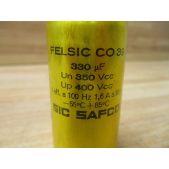 Sic Safco 727802 Felsic CO 39 Capacitor Yellow - Used