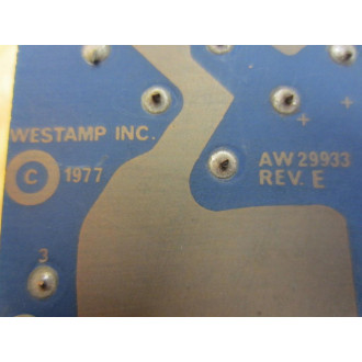 Westamp AW 29933 Power Supply Bd AW29933 - Used