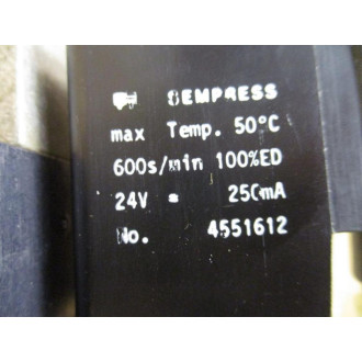 Sempress VAB 255-BG-O Solenoid Valve VAB255BGO - New No Box