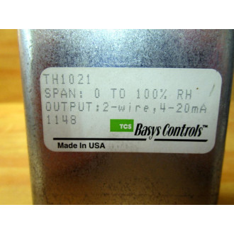 TCS Basys Controls TH1021 Relative Humidity Transmitter - New No Box