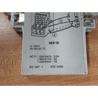KlocknerMoeller NHi 10 Eaton Auxiliary Switch NHi10 - New No Box
