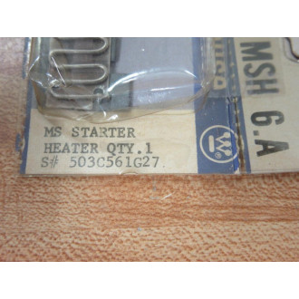 Westinghouse MSH 6.A MS Heater 503C561G27