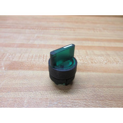Telemecanique ZA2BK123 Illuminated Selector Switch Green - New No Box