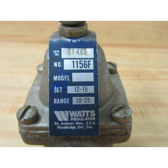 Watts Regulator 1156F Pressure Regulator - New No Box