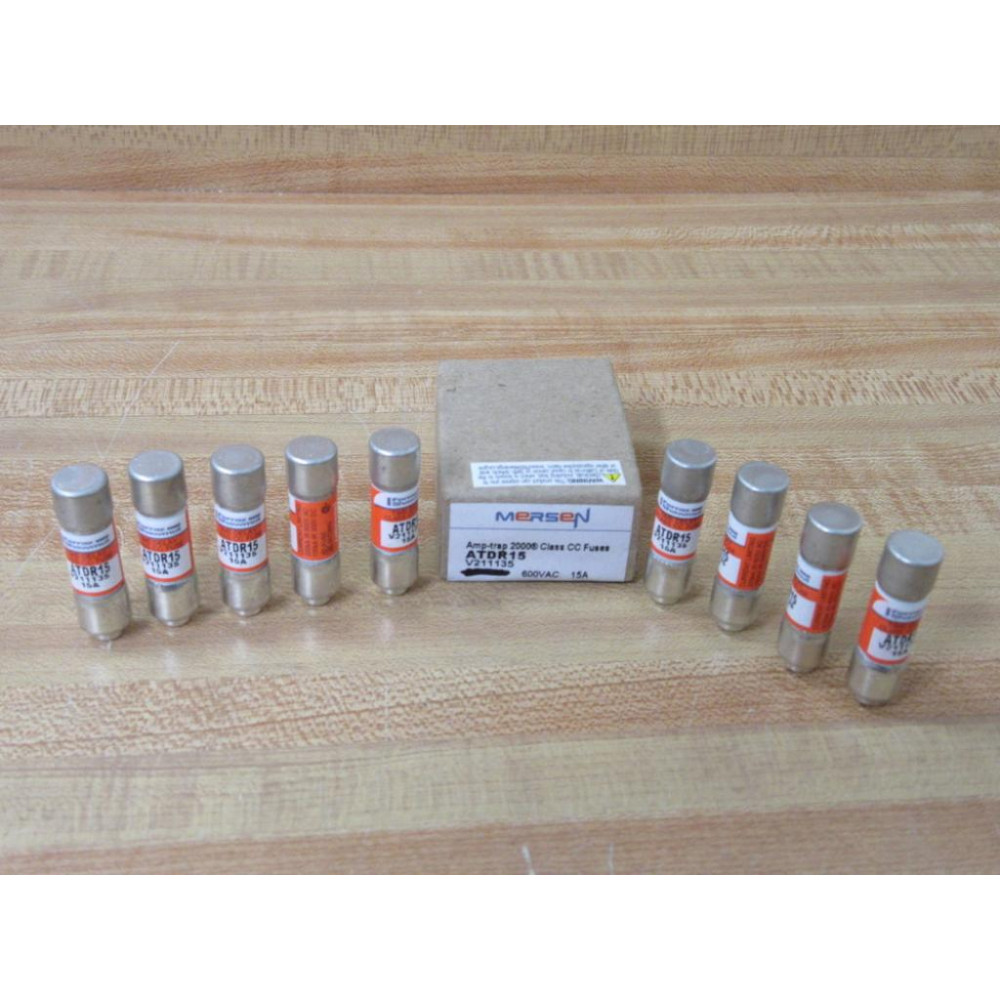 Mersen Ferraz Shawmut ATDR15 Amp-Trap Fuse (Pack of 9)