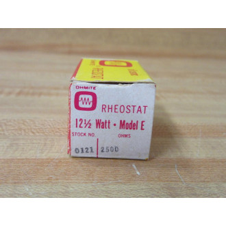 Ohmite 0121 Model E Rheostat