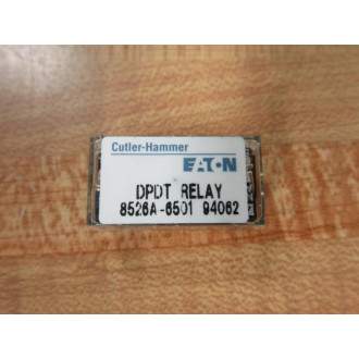 Cutler Hammer 8526A-6501 Eaton DPDT Relay 8526A6501 5 Pins - New No Box