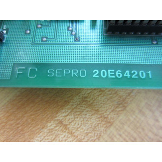 Sepro 20E64201 Conair Robotic Control Brd wDisplay - Used