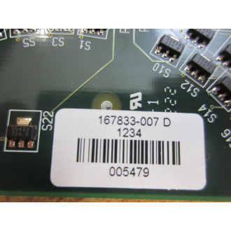 Toyota 167833-007 Shaft Control Card 167833007 - Used