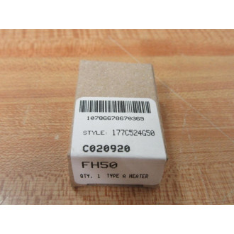Cutler Hammer FH50 Eaton Heater Element 177C524G50